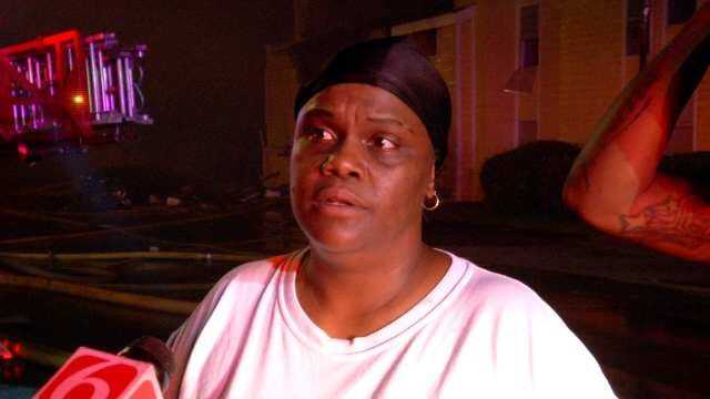 WEB EXTRA: Tulsa Woman, Son Escape Apartment Fire