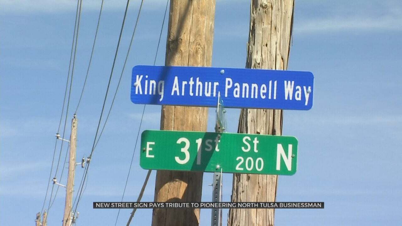 New Street Sign Pays Tribute To Pioneering Tulsa Business Man 