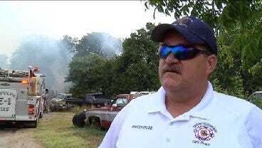 WEB EXTRA: Sapulpa Fire Chief Danny Whitehouse Talks About Mobile Home Fire