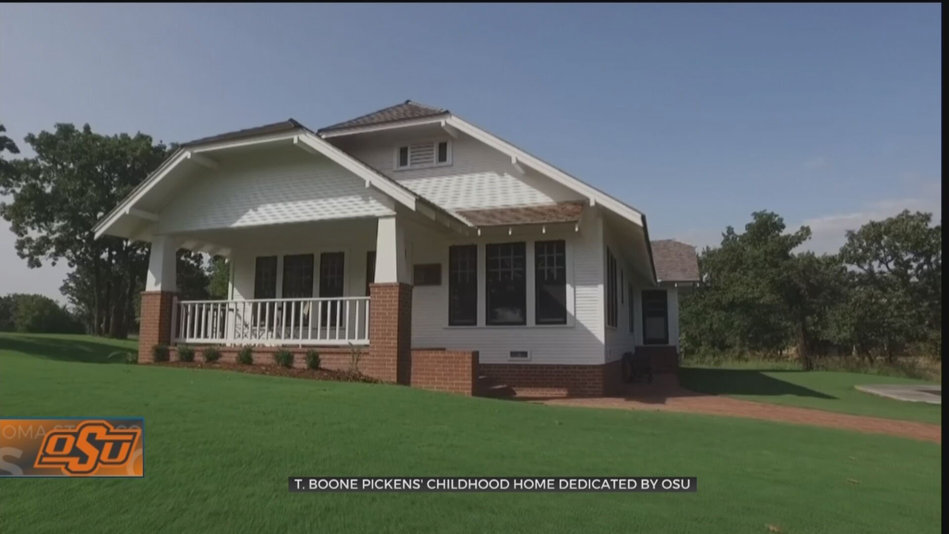 Childhood Home Of T. Boone Pickens Dedicated By OSU 
