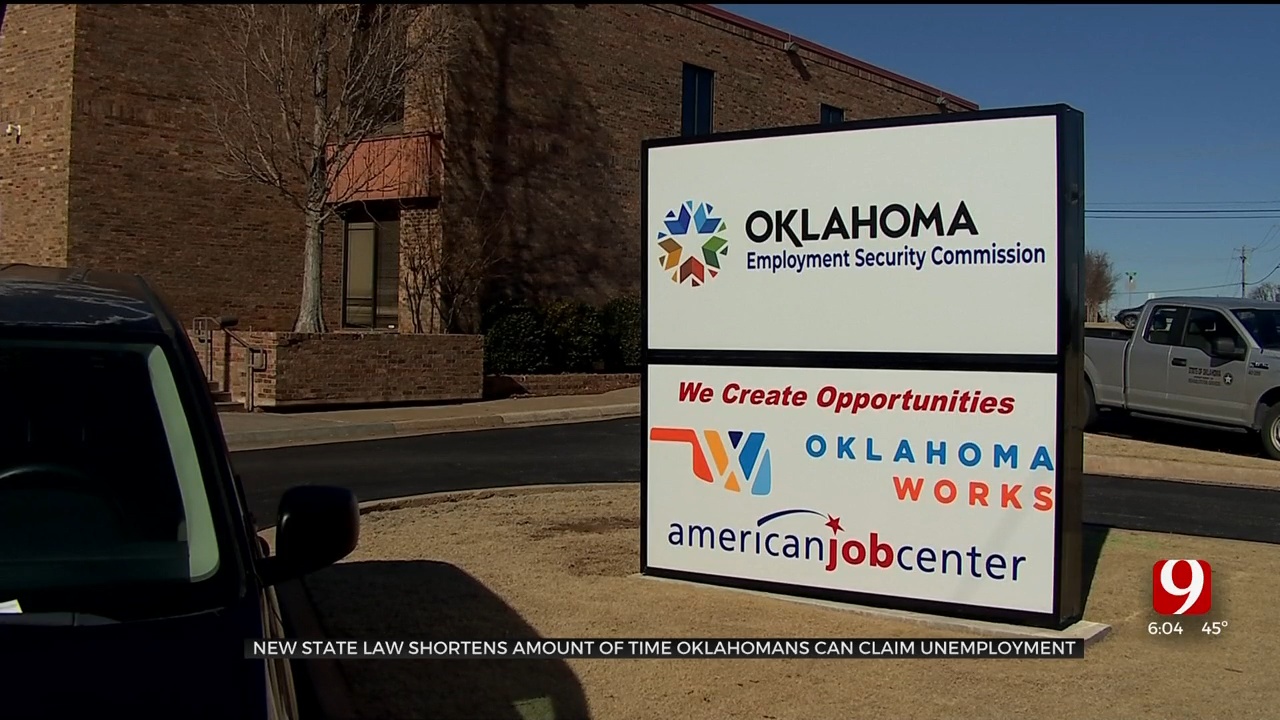 New Law Shortens Amount Of Time Oklahomans Can Claim Unemployment