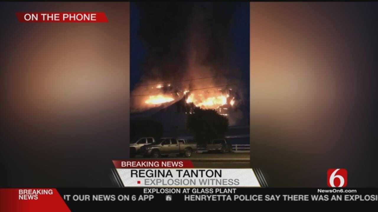 Glass Plant Explosion In Henryetta