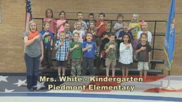 Mrs. White's Kindergarten Class At Piedmont Elementary School
