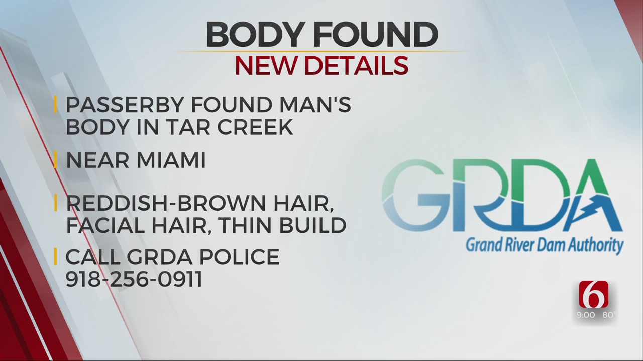 Passerby Discovers Man's Body In Tar Creek