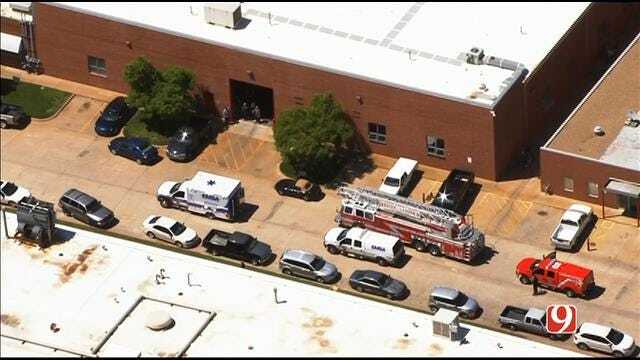 WEB EXTRA: SkyNews 9 Flies Over Industrial Accident At OKC Manufacturing Plant