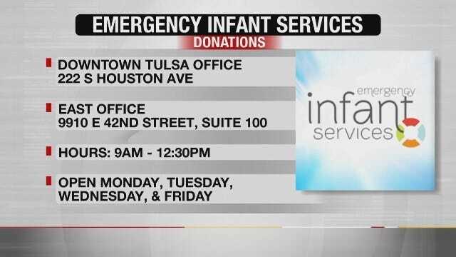 Tulsa's Emergency Infant Services Seeking Donations