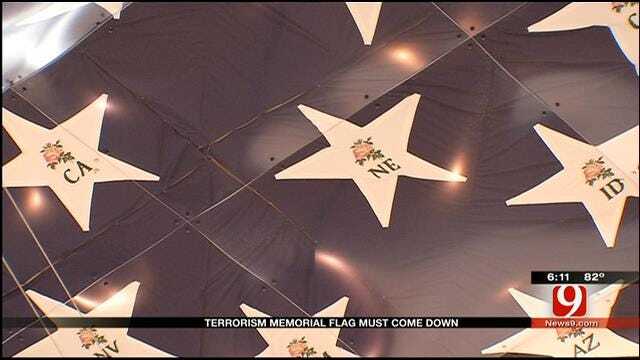 Terrorism Memorial Flag Needs New Home