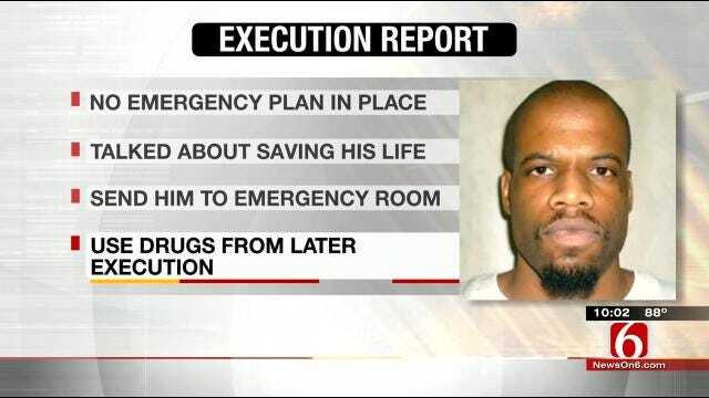Report Answers Questions Regarding Oklahoma Inmate's Execution