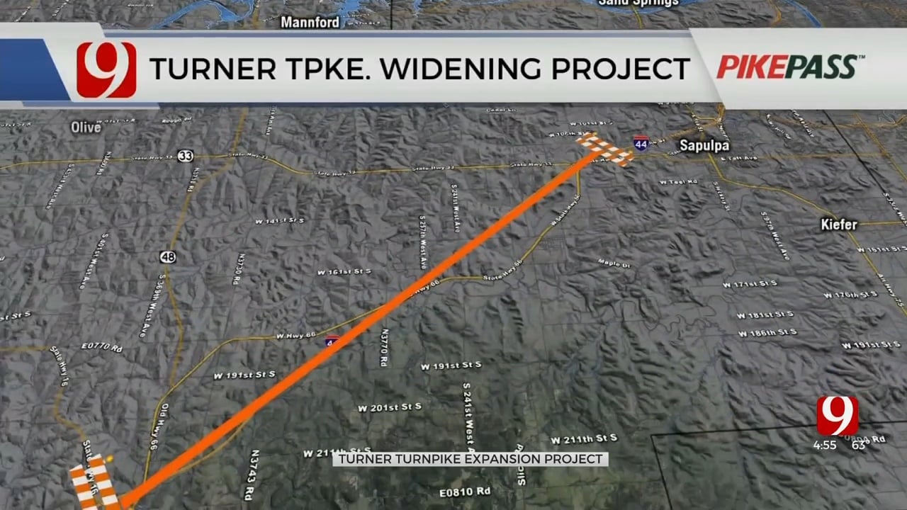 Turner Turnpike Widening Project Begins This Month