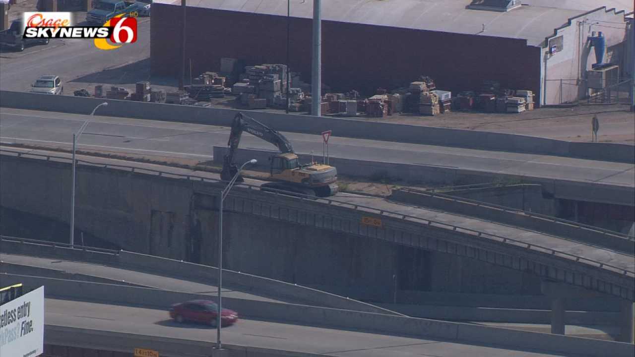 Osage SkyNews 6 HD Flies Over New Tulsa IDL/Highway 75 Project