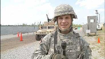 WEB EXTRA: Soldiers With The 45th Infantry Brigade Send Messages To Families In Oklahoma