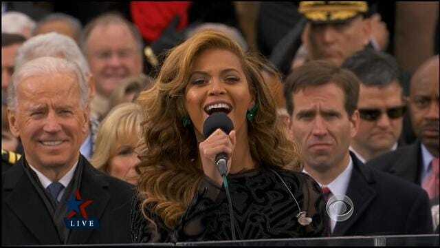 Beyonce Sings At Inauguration Ceremony