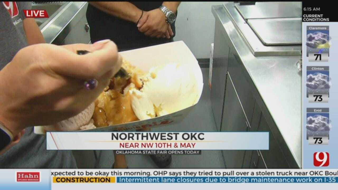 WATCH: News 9's Ashley Holden Taste Tests Apple Pie At The State Fair