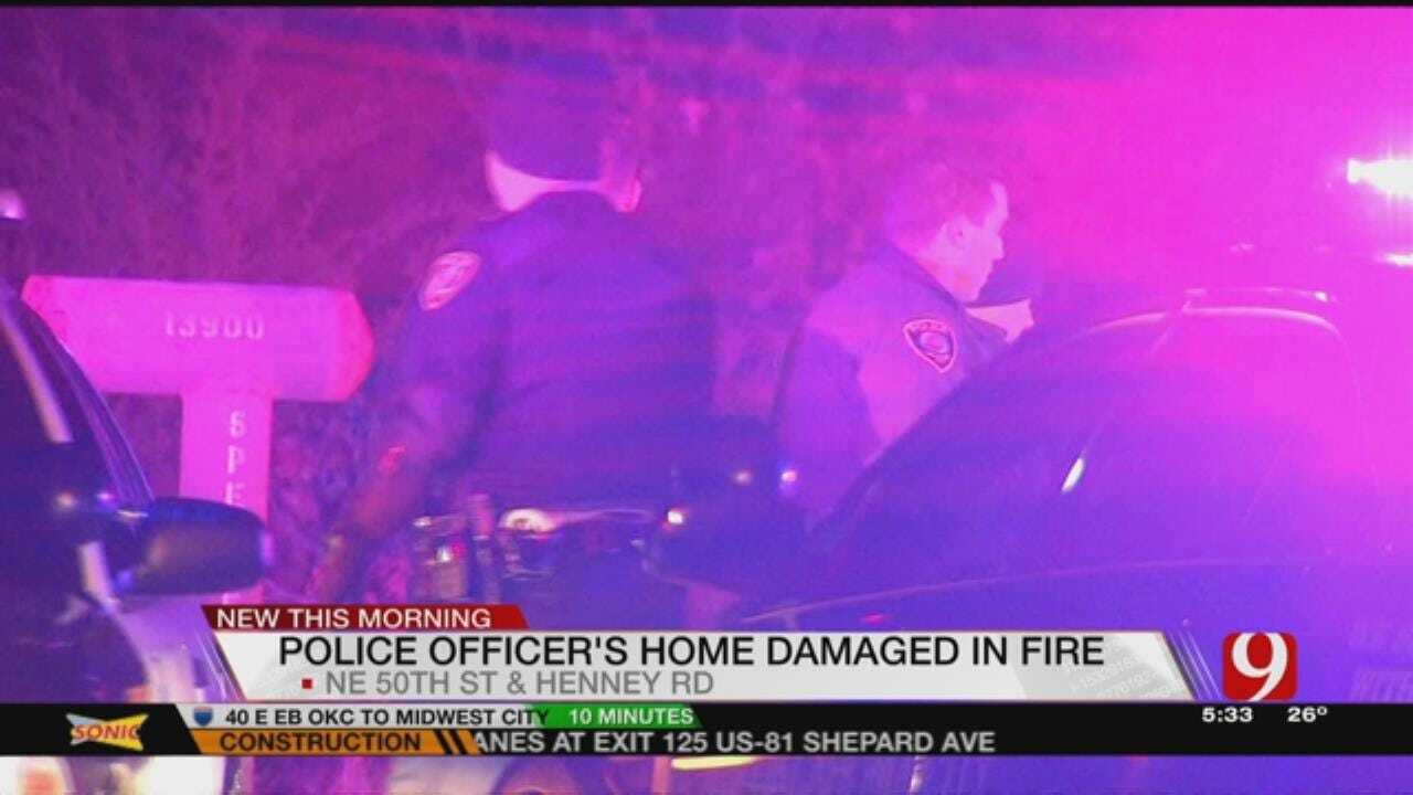 OKC Officer's House Catches Fire In Choctaw