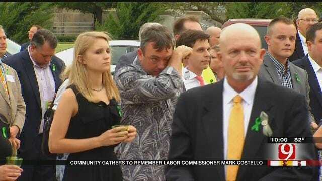 Community Gathers To Remember Labor Commissioner Mark Costello
