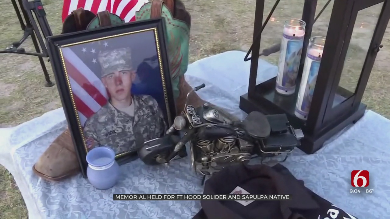 Memorial Held For Sapulpa Native And Fort Hood Soldier