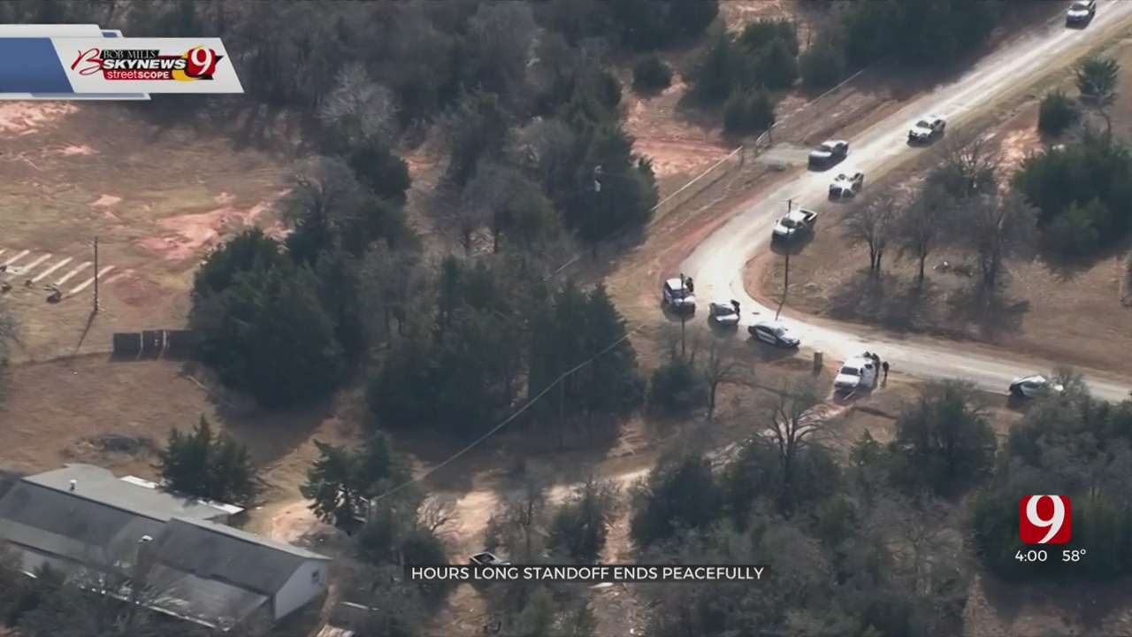 Standoff In Rural Oklahoma County Ends After Suspect Surrenders