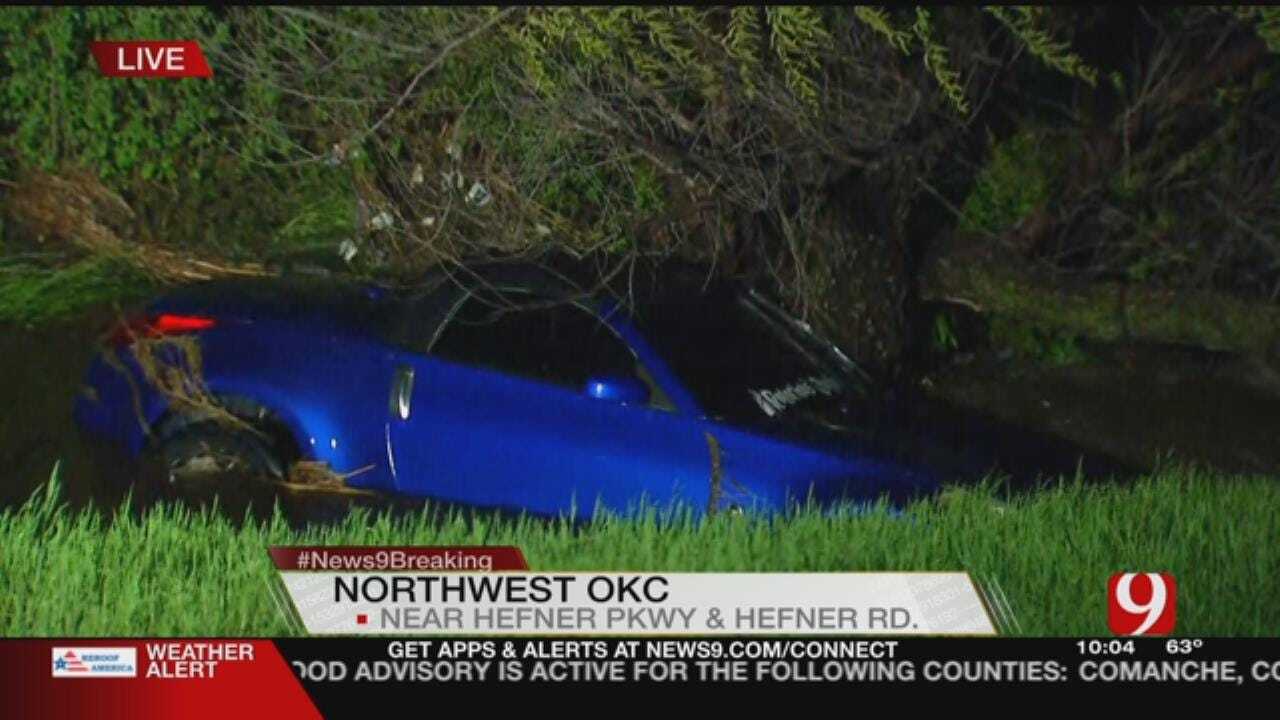 Metro Driver Rescued After Crashing Vehicle Into Creek