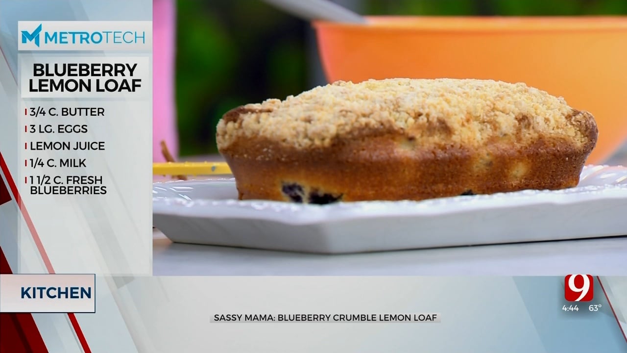 Sassy Mama: Blueberry Crumble Lemon Loaf