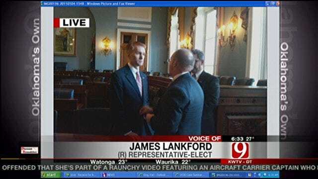 Representative-Elect James Lankford Talks Politics, Swearing In Ceremony