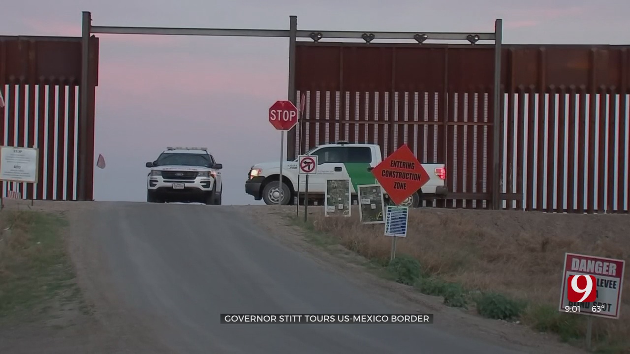 Stitt, Other Governors Visit The US-Mexico Border