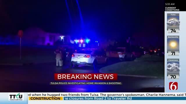 Police: Suspect Shot During Tulsa Home Invasion