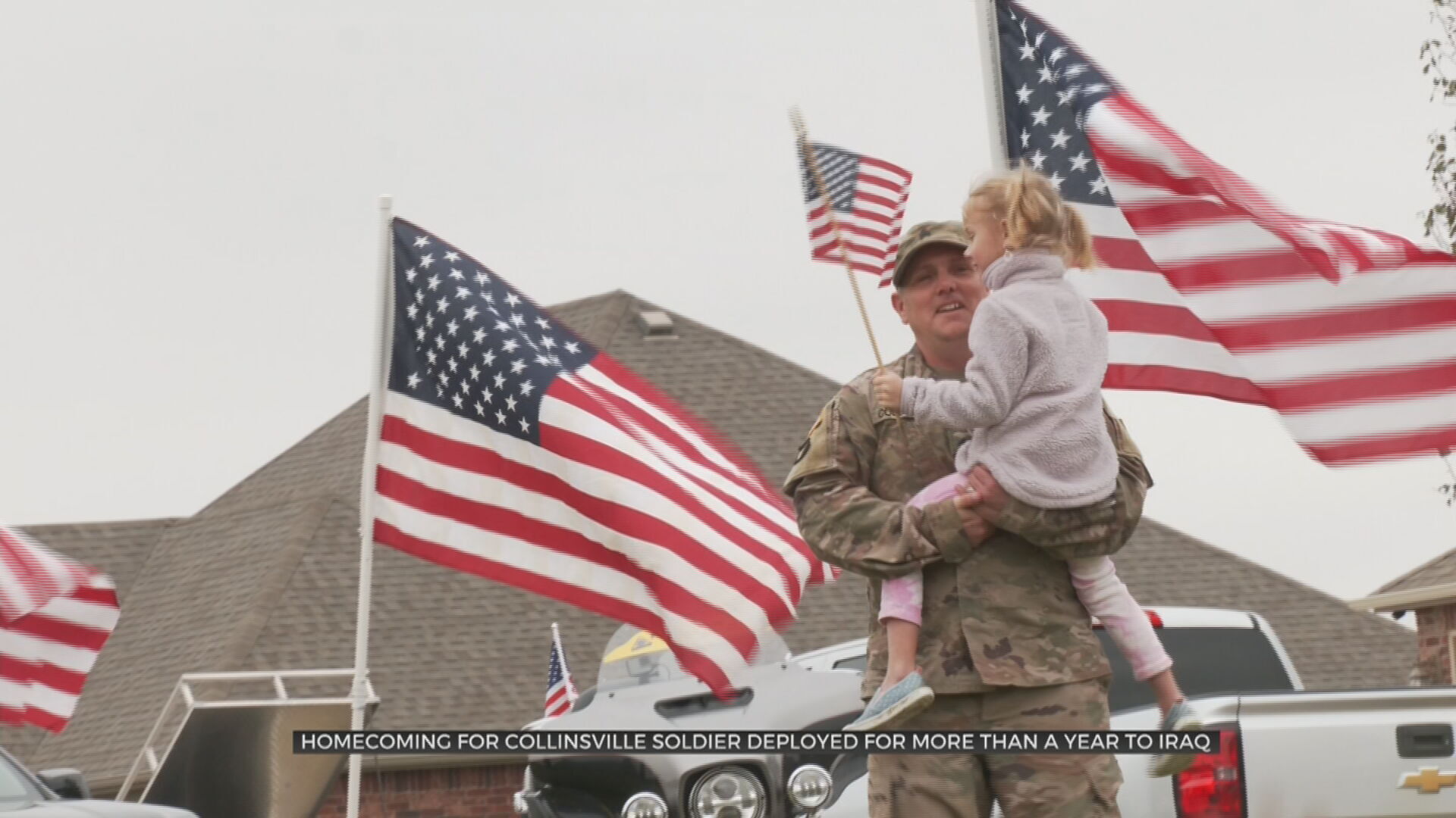 Collinsville Celebrates Homecoming Of Soldier Deployed In Iraq 