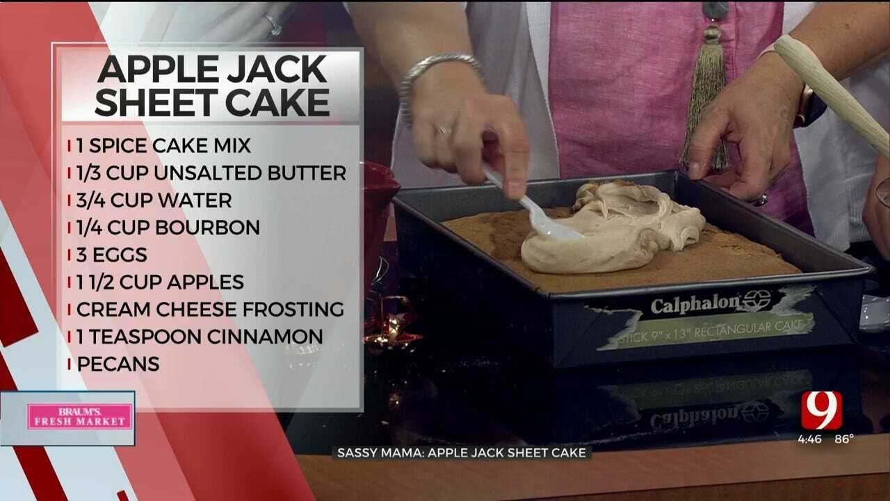 Apple Jack Sheet Cake