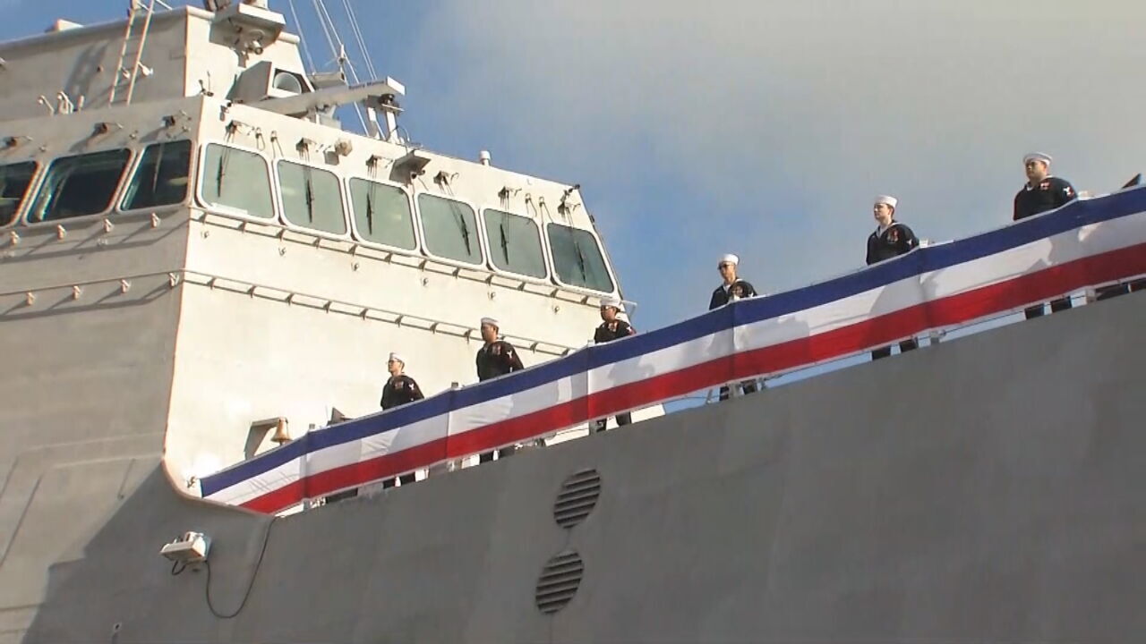 Crew Of USS Tulsa Visit Ship's Namesake City