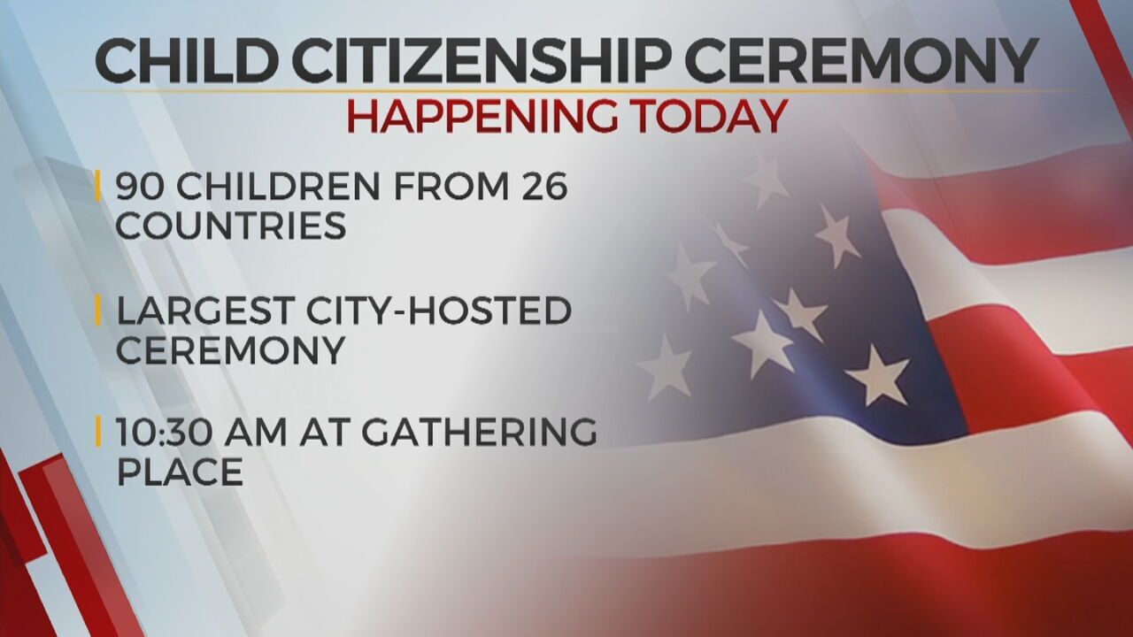90 Children To Become US Citizens At Tulsa's 3rd Children’s Naturalization Ceremony