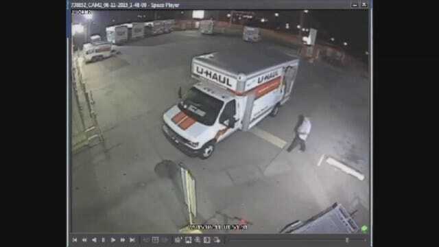 WEB EXTRA: Man Caught On Camera Stealing U-Haul Truck In SW OKC