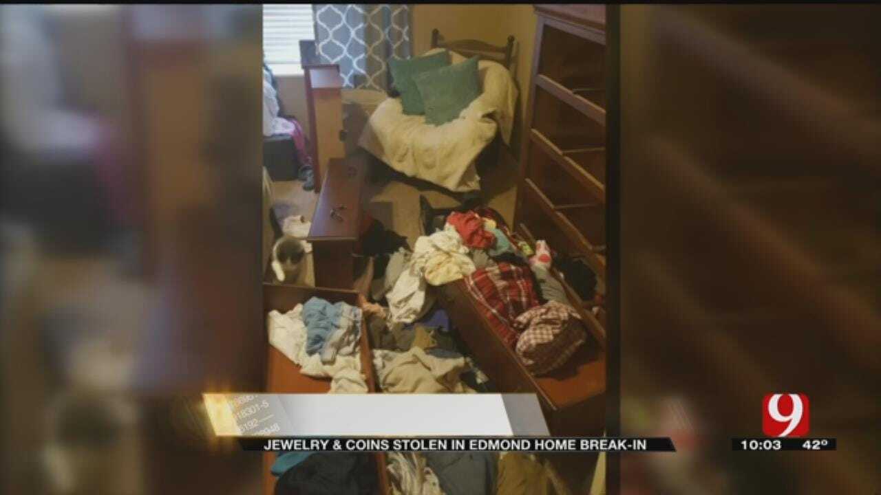 Jewelry, Coins Among Items Stolen In String Of Edmond Burglaries