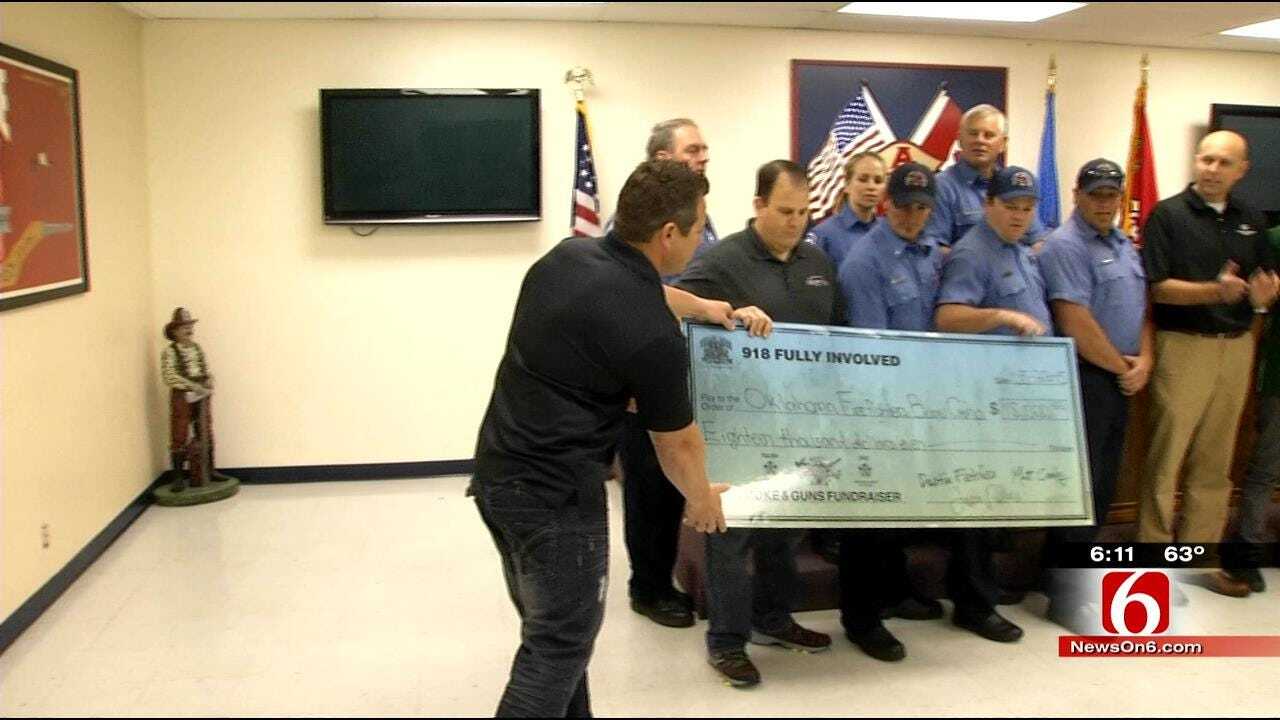 Charities Benefit From Firefighter, Police Fight