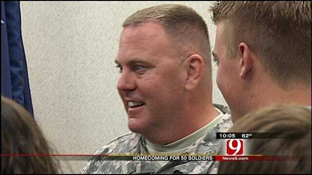 Oklahoma National Guardsmen Return Home From Yearlong Deployment