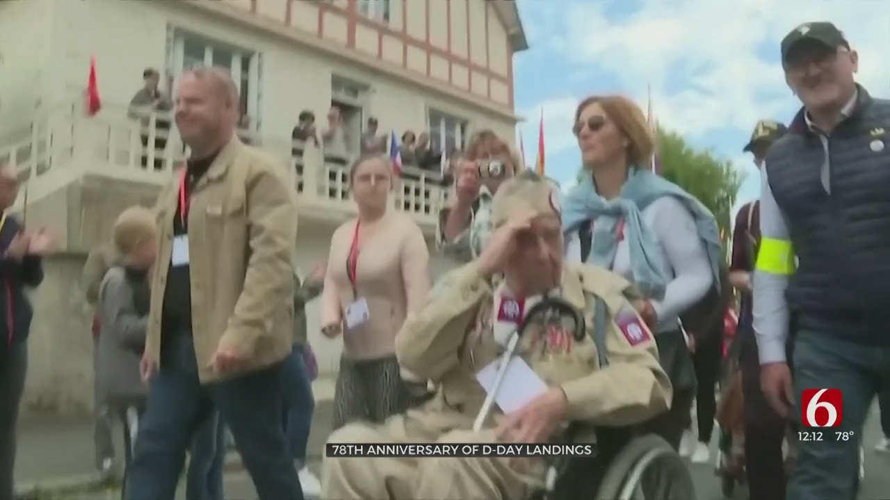 Crowds Honor WWII Veterans At Normandy D-Day Celebrations