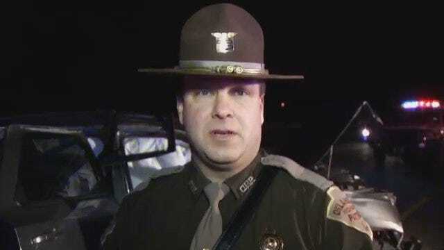 WEB EXTRA: Oklahoma Highway Patrol Trooper Leonard McMillan Talks About Crash