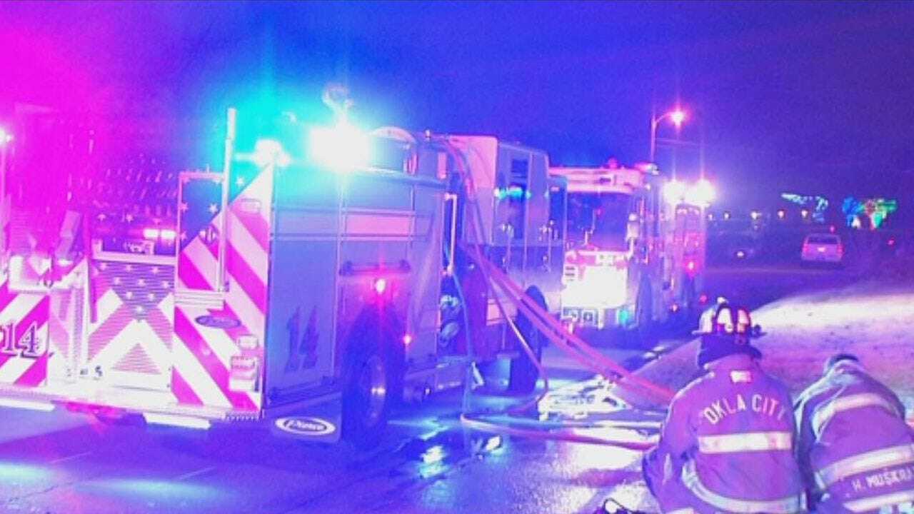 Police Respond To Fire At Vacant Apartment Building In NW OKC