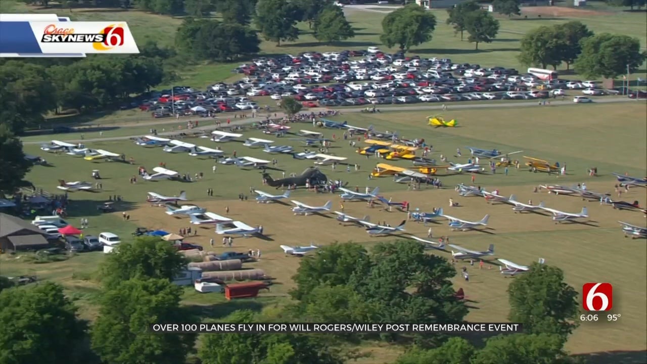 Over 100 Planes Fly In For Will Rogers, Wiley Post Remembrance Event