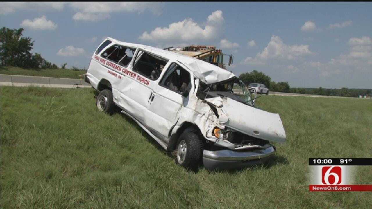 5 Released From Hospital After Church Van Wrecks On Will Rogers Turnpike