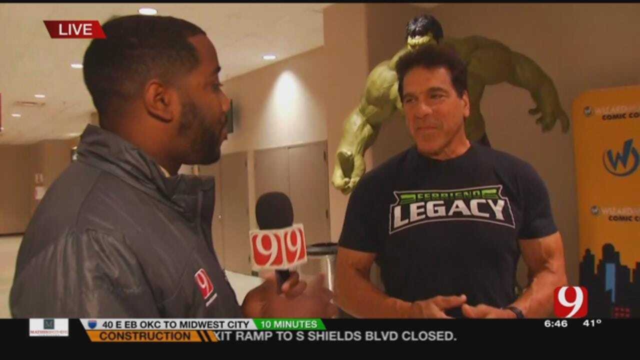 News 9's Chris Gilmore Meets The Incredible Hulk