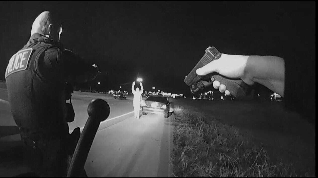 Dashcam Video Shows DUI Driver Eluding Tulsa Police