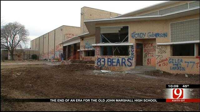 John Marshall High School Demolition Nears Completion