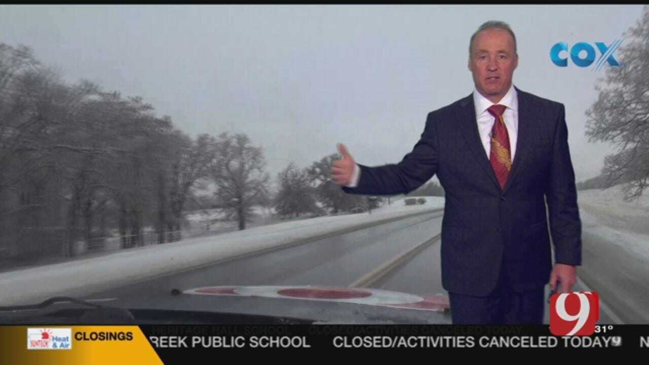 Oklahoma Winter Weather: David Payne Storm, Road Conditions Update (10:40 A.M.)