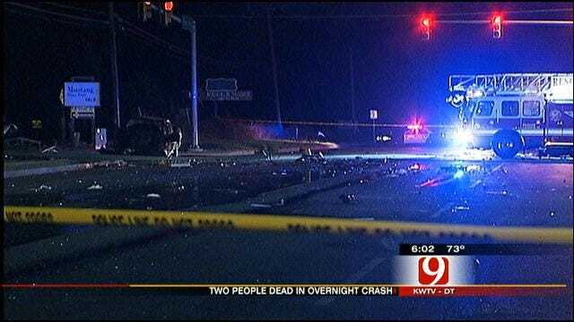 Two Killed In Overnight OKC Crash