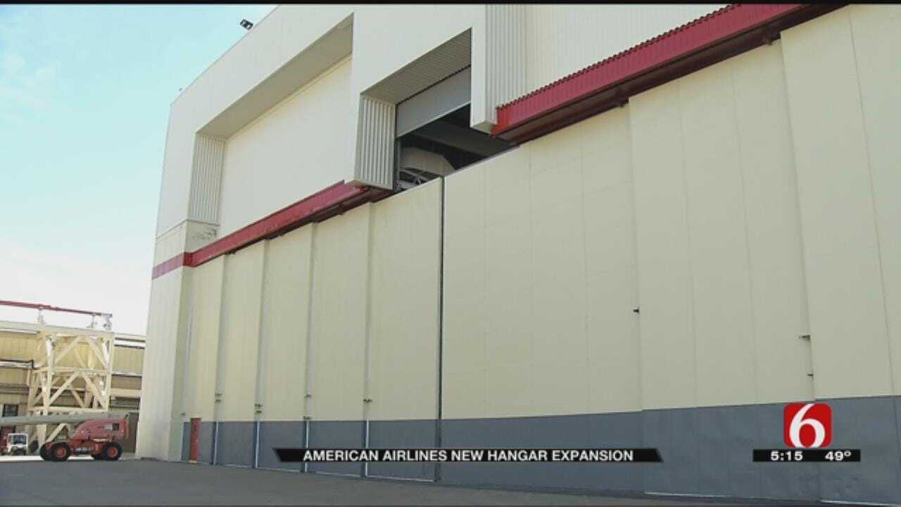 American Airlines Hangar Modification To Allow Bigger Planes