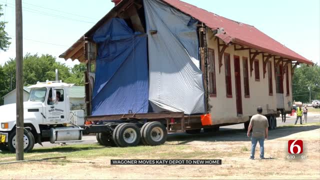 Wagoner Moves Katy Depot To New Home