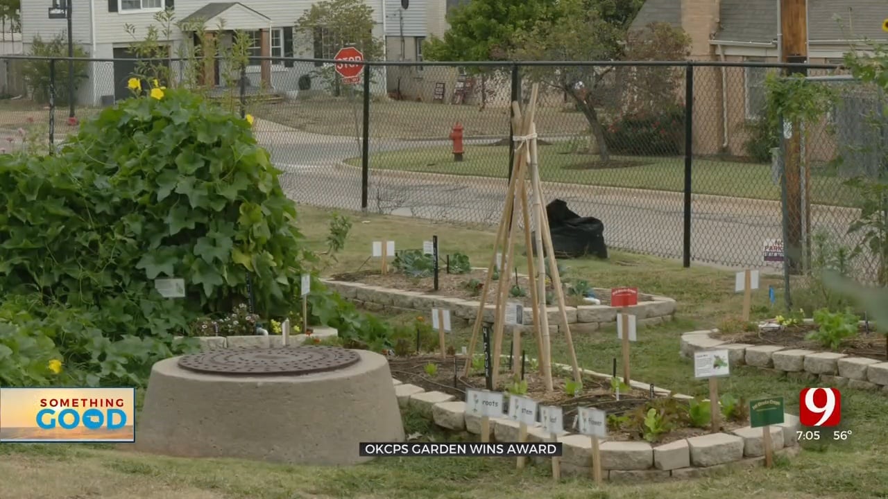 OKC Elementary School Wins 'Best Community Collaboration' Award For Garden