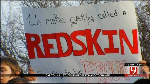 Capitol Hill Students Protest District's Decision To Change Mascot