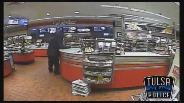 WEB EXTRA: Tulsa Police Video Of QuikTrip Robbery