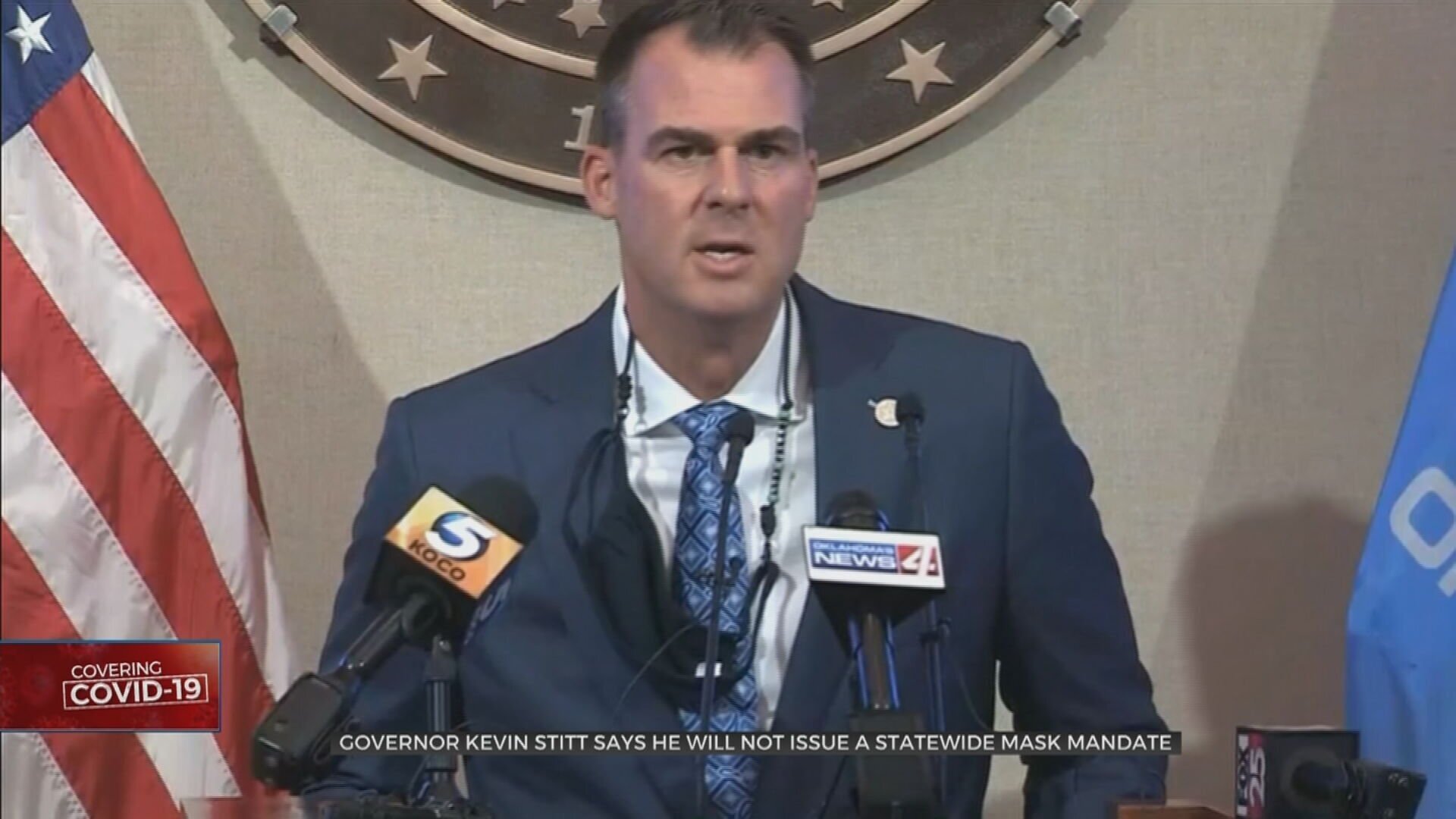 Gov Stitt Offers Updates About COVID-19, Treatments In Oklahoma